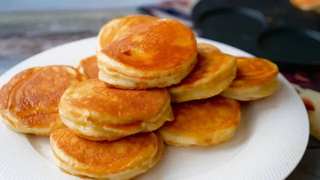 Пышные оладьи на скорую руку 