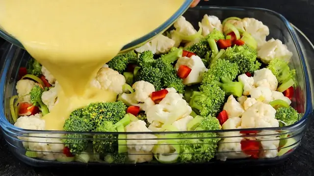 Очень вкусная овощная запеканка