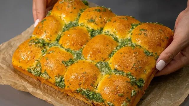 Пампушки с чесноком в духовке 