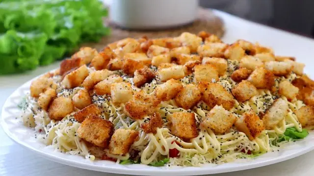 Очень вкусный салат с курицей