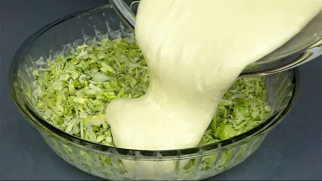 Вкусный заливной пирог с разной начинкой