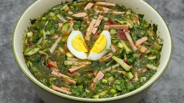 Окрошка на квасе