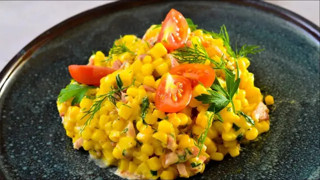 Вкусный и быстрый ужин из кукурузы