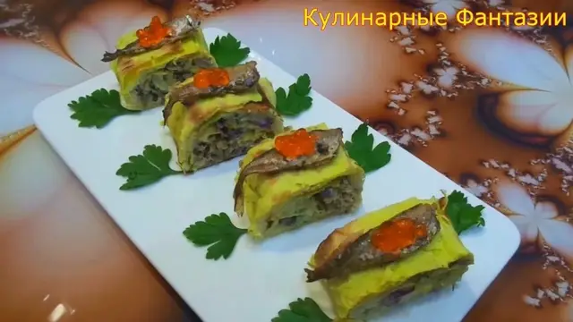 Закуска на новогодний стол 