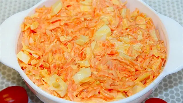 Быстрый салат из моркови