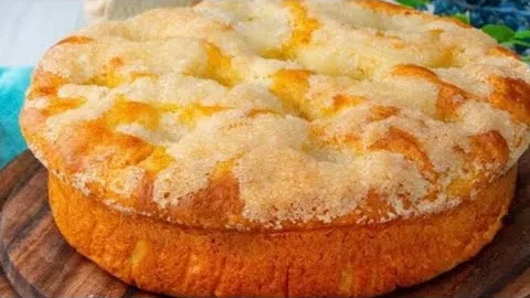 Пирог с заварным кремом в духовке 