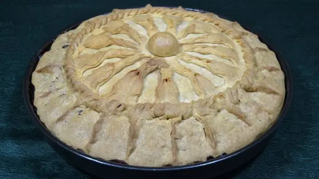 Праздничный пирог с мясом