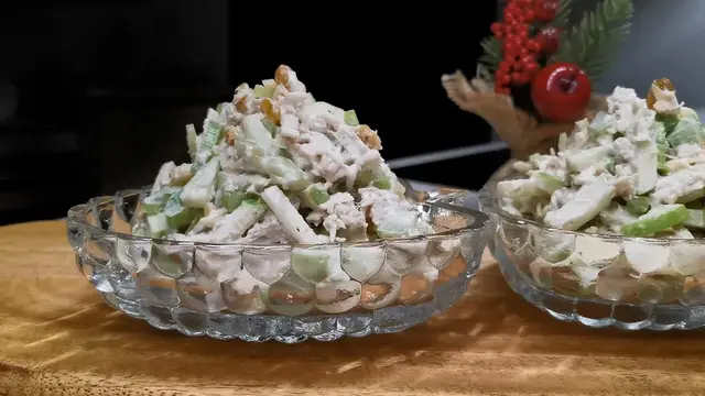 Идеальный салат с курицей на праздничный стол