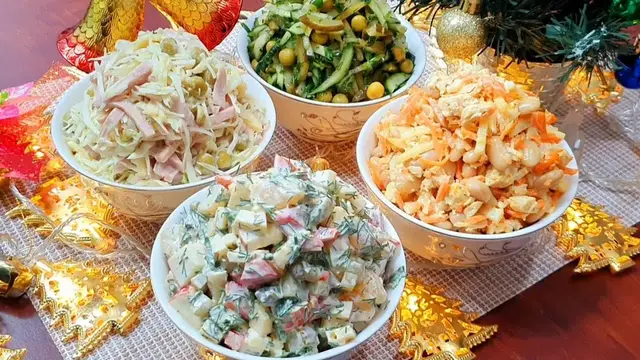 Вкусный салат на новый год