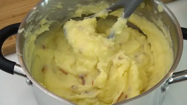 Очень вкусное картофельное пюре с салом