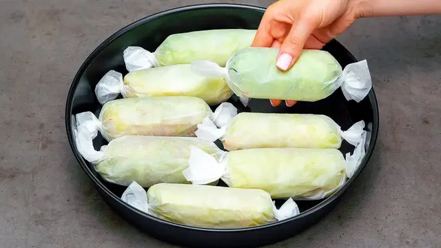 Классические голубцы с мясом и рисом