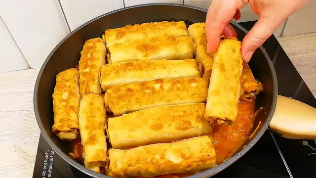 Потрясающий обед из простых продуктов на сковородке