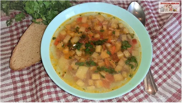 Суп с баклажанами