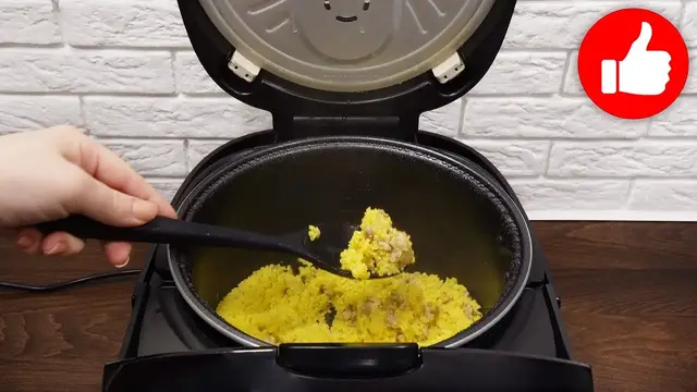 Вкусная пшенная каша с фаршем в мультиварке