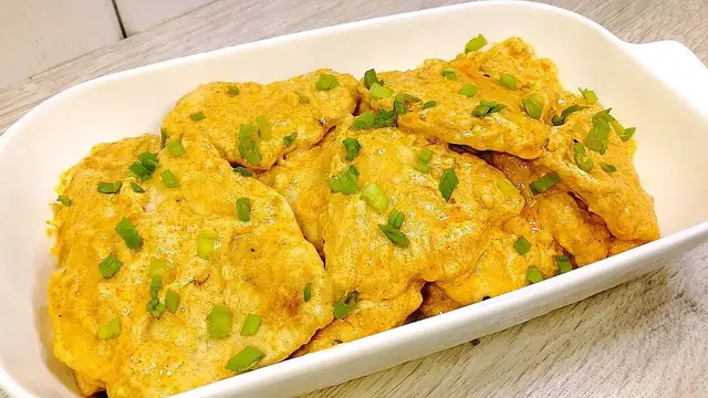 Сочная куриная грудка в сметанно-горчичном соусе с чесночком
