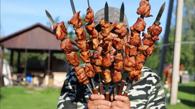 Вкусный шашлык из свинины