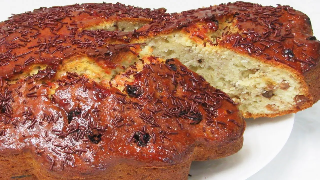 Банановый кекс на скорую руку