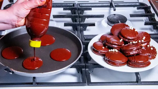 Мини-пирожные со сгущенным молоком