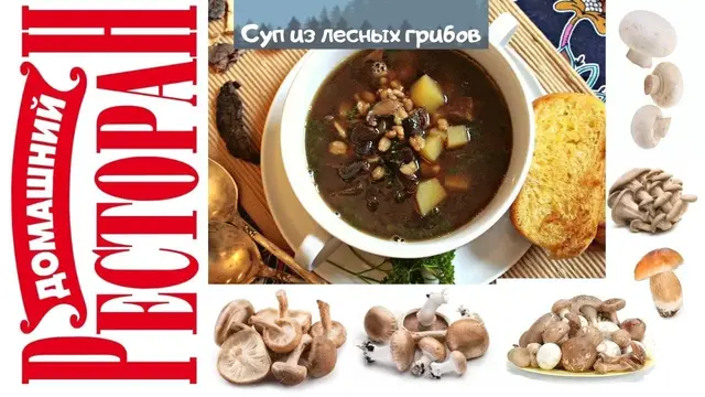 Суп из лесных грибов
