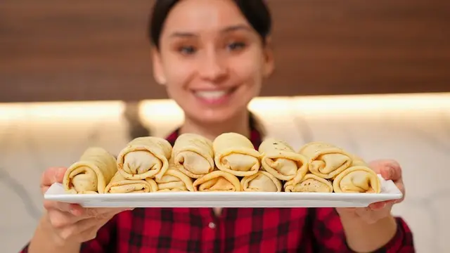 Супер блинчики с сочной мясной начинкой