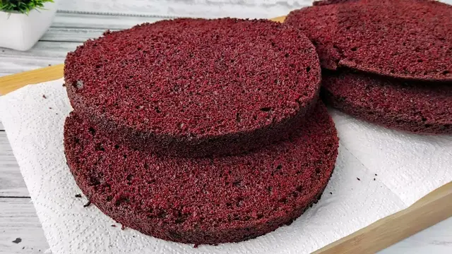 Постный шоколадный бисквит