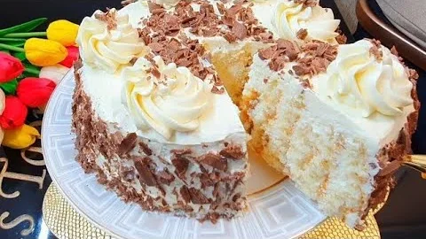 Вкусный бисквитный торт
