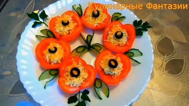 Шикарная овощная закуска на праздничный стол 