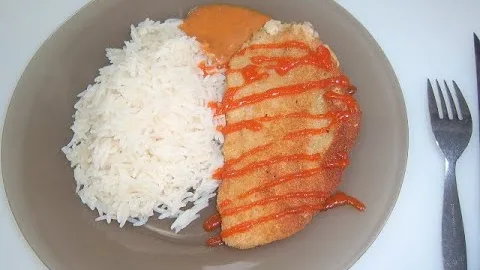 Хрустящий куриный шницель