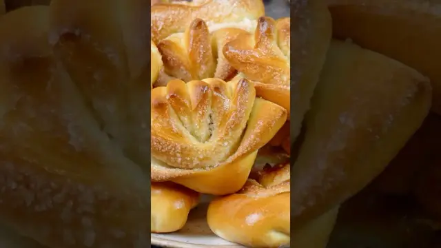 Простые булочки Цветочки - как в старые добрые времена