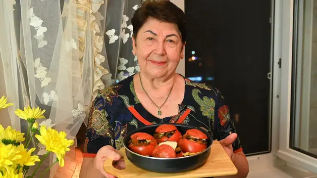Закуска из помидоров и баклажанов 
