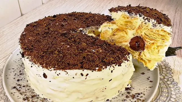 Вкуснейший ленивый торт из трех основных ингредиентов