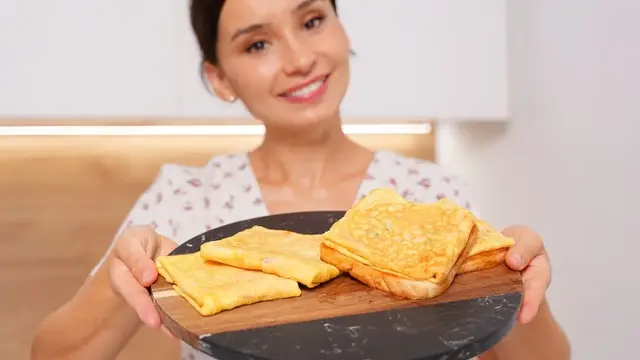 Яичные конвертики с начинкой