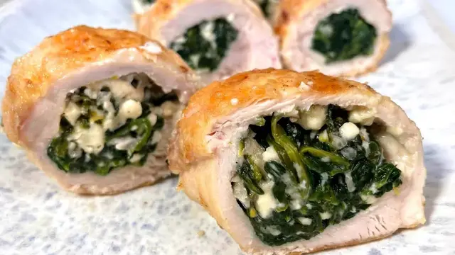 Фаршированная куриная грудка на праздничный стол