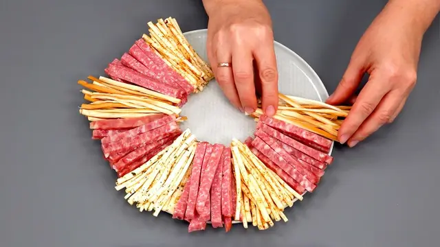 Красивая праздничная нарезка