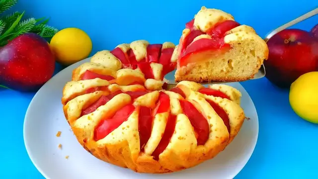 Пышный яблочный пирог 