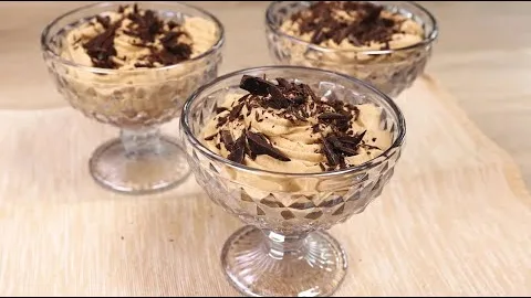 Простой десерт из кофе и сгущенки