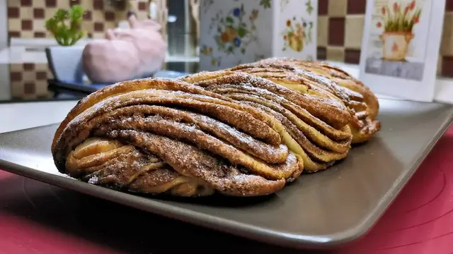Творожная плетёнка к чаю