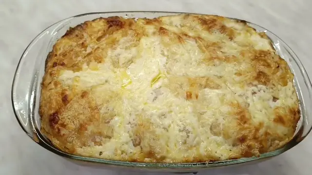 Сытная лазанья из лаваша