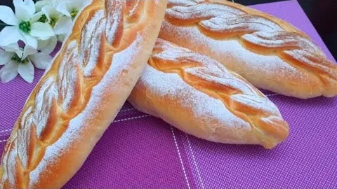  Домашний батон к завтраку