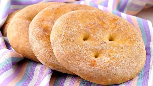 Хлебные лепешки на кефире в духовке