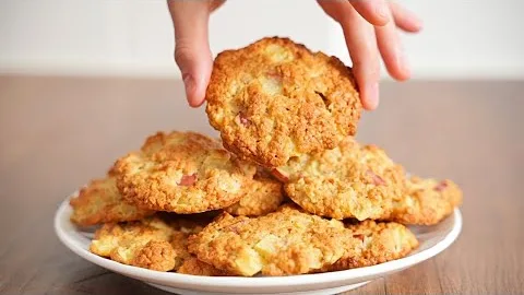 Восхитительное овсяное печенье с яблоками