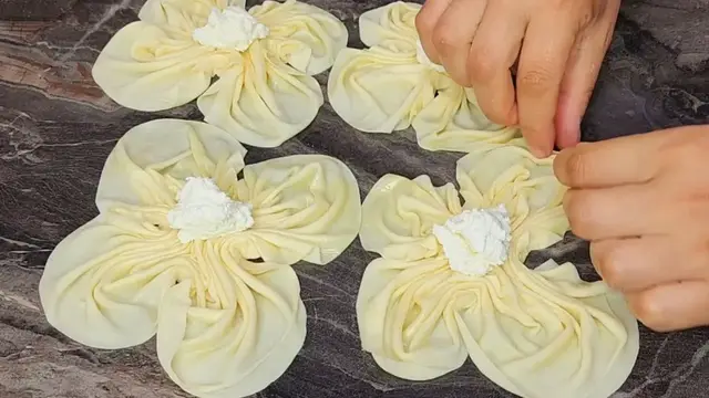 Вкусные булочки с творогом