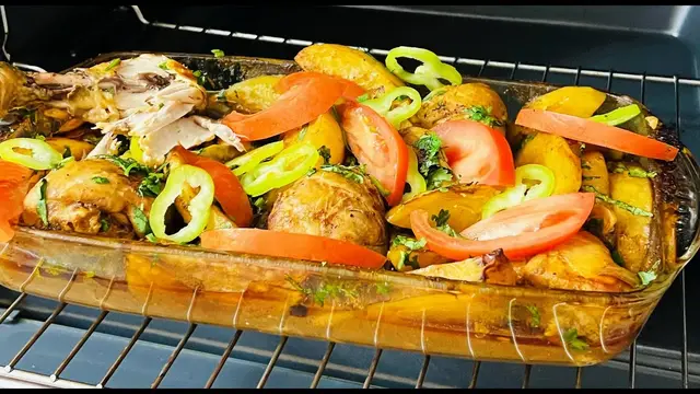Простой сытный и очень вкусный ужин в духовке