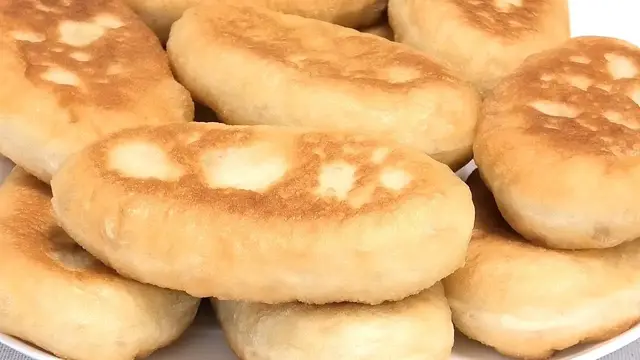 Пирожки с картошкой на картофельном отваре
