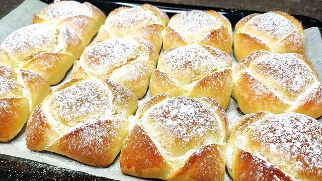 Булочки с творогом