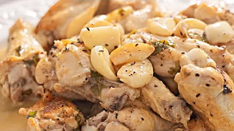 Чесночная курочка по-испански