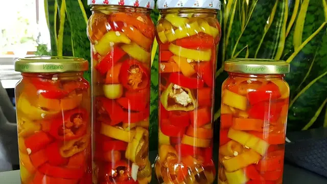 Хрустящий и вкусный острый перец на зиму