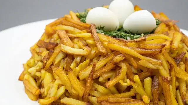 Оригинальный салат с куриного филе
