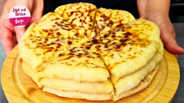 Лепешки на кефире с сыром