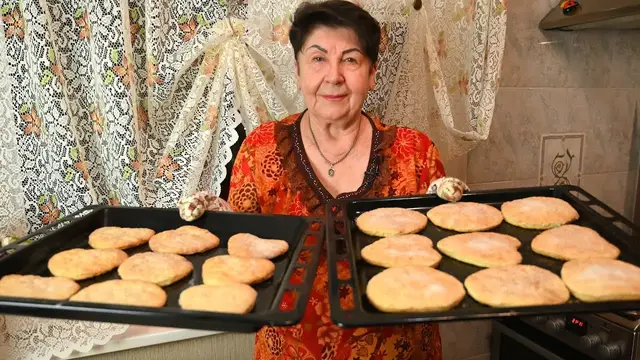 Творожные коржики 